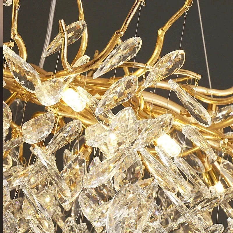 Ellinor Luxury Gold Chandelier